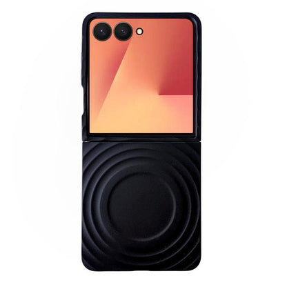 Wave Texture MagSafe Skin Feel PC Phone Case, For Samsung Galaxy Z Flip7 FE /6 /5, For Samsung Galaxy Z Flip7 5G