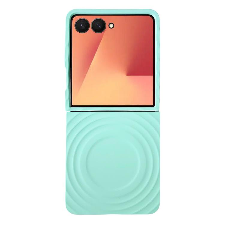 Wave Texture MagSafe Skin Feel PC Phone Case, For Samsung Galaxy Z Flip7 FE /6 /5, For Samsung Galaxy Z Flip7 5G