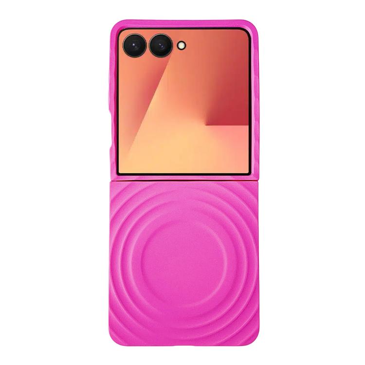 Wave Texture MagSafe Skin Feel PC Phone Case, For Samsung Galaxy Z Flip7 FE /6 /5, For Samsung Galaxy Z Flip7 5G