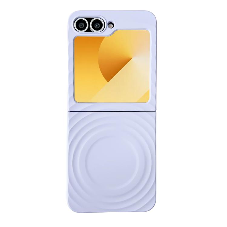 Wave Texture MagSafe Skin Feel PC Phone Case, For Samsung Galaxy Z Flip7 FE /6 /5, For Samsung Galaxy Z Flip7 5G