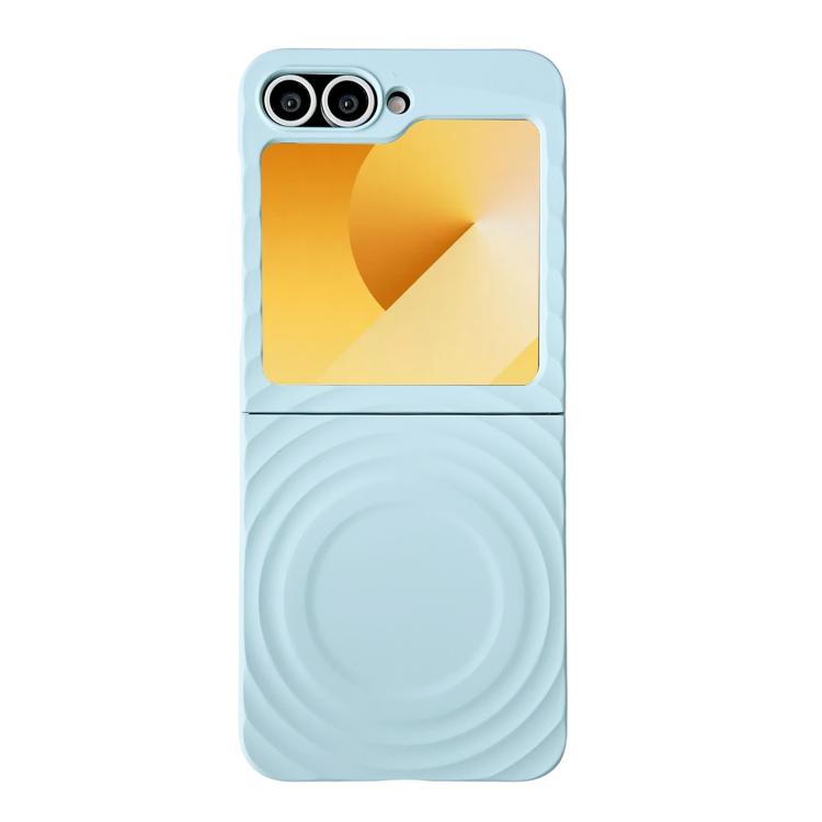 Wave Texture MagSafe Skin Feel PC Phone Case, For Samsung Galaxy Z Flip7 FE /6 /5, For Samsung Galaxy Z Flip7 5G
