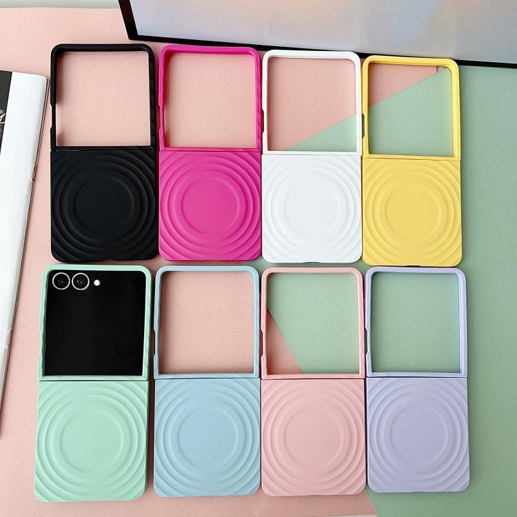 Wave Texture MagSafe Skin Feel PC Phone Case, For Samsung Galaxy Z Flip7 FE /6 /5, For Samsung Galaxy Z Flip7 5G