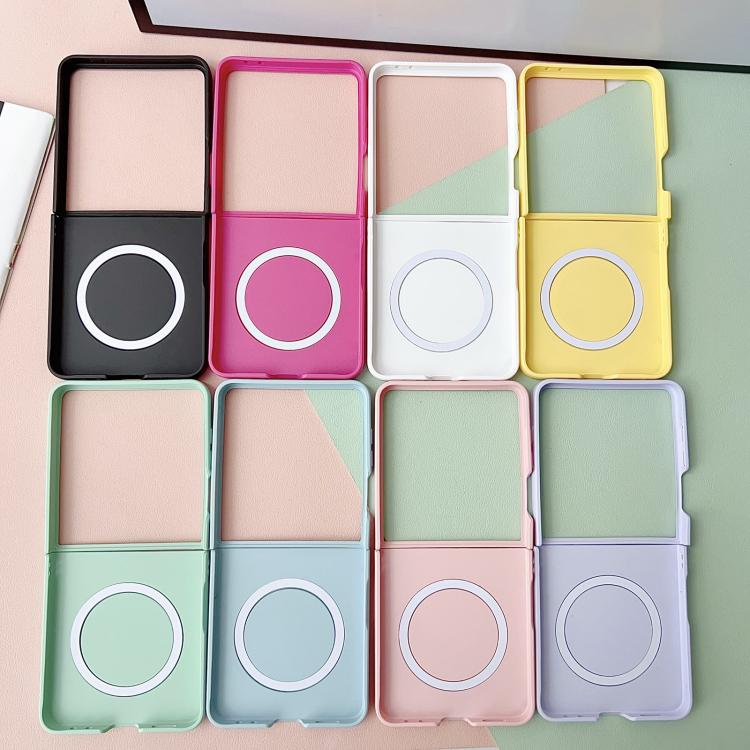 Wave Texture MagSafe Skin Feel PC Phone Case, For Samsung Galaxy Z Flip7 FE /6 /5, For Samsung Galaxy Z Flip7 5G