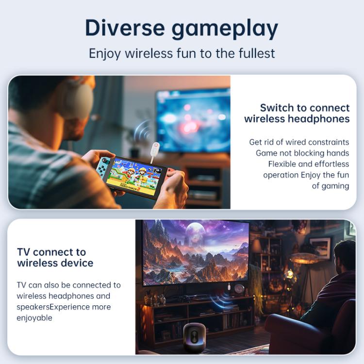 BT-13 2 in 1 Car Wireless Audio Adapter 3.5mm Audio Receiver Transmitter