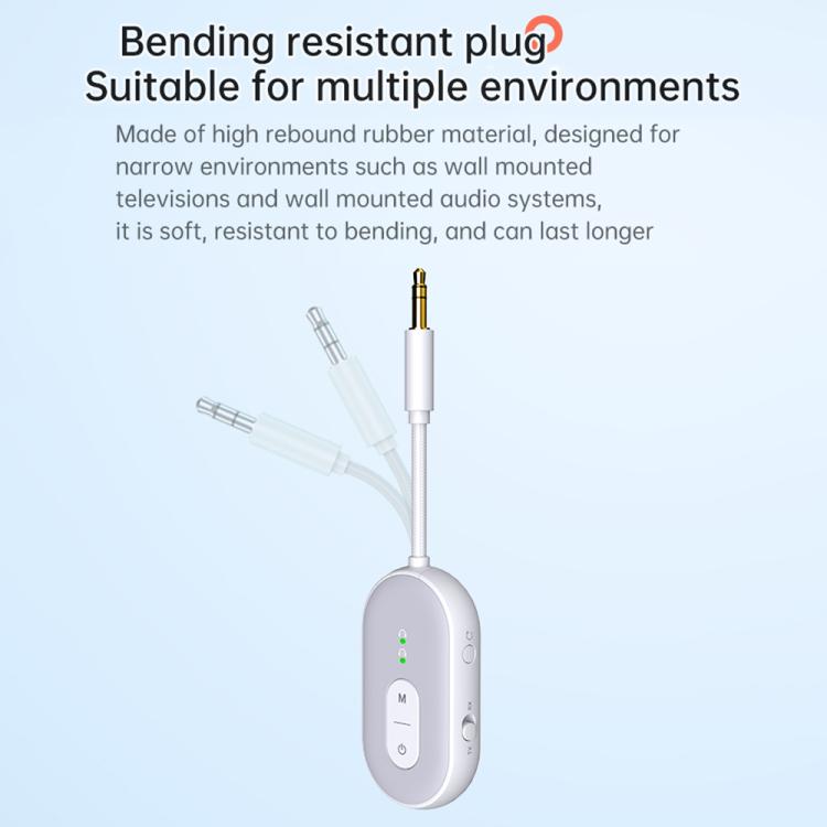 BT-20 2 in 1 Car Wireless Audio Adapter 3.5mm Audio Receiver Transmitter