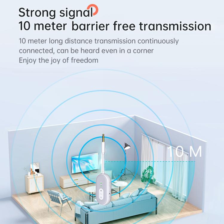 BT-20 2 in 1 Car Wireless Audio Adapter 3.5mm Audio Receiver Transmitter
