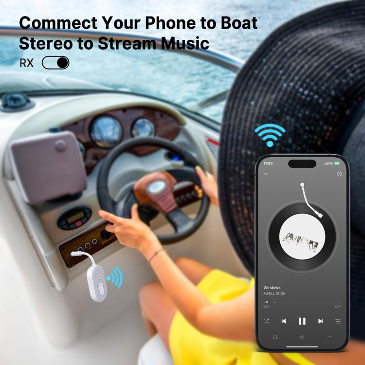 BT-20 2 in 1 Car Wireless Audio Adapter 3.5mm Audio Receiver Transmitter