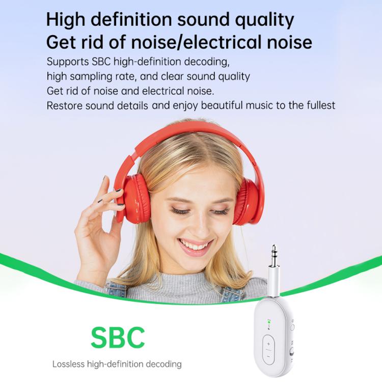 BT-21 2 in 1 Car Wireless Audio Adapter 3.5mm Audio Receiver Transmitter