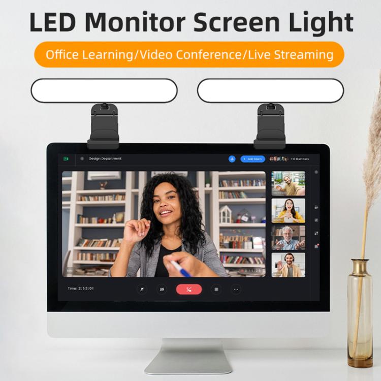 F-663 LED Monitor Screen Fill Light Video Conference Light