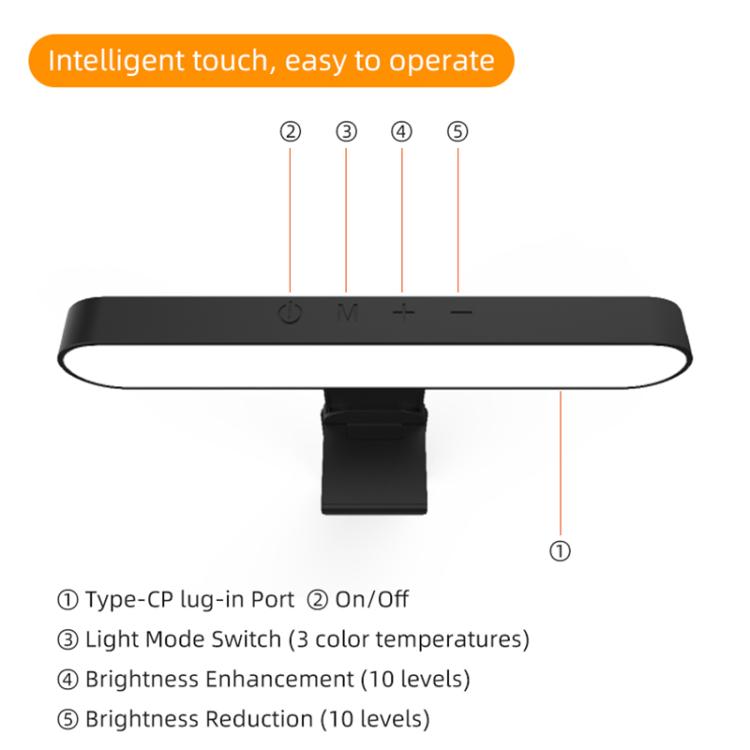 F-663 LED Monitor Screen Fill Light Video Conference Light