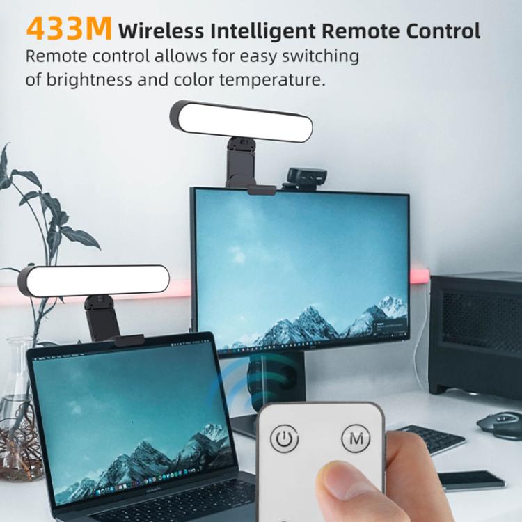 F-663 LED Monitor Screen Fill Light Video Conference Light