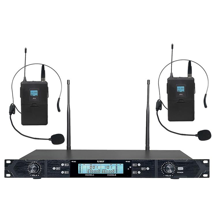 U-620 Professional 1 to 2 Waistpack Wireless Headset Microphone System