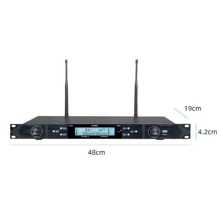 U-620 Professional 1 to 2 Waistpack Wireless Headset Microphone System