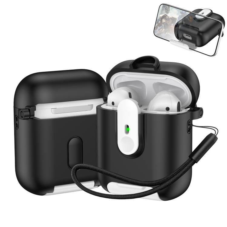 One-piece Holder Wireless Earphones Case with Lanyard