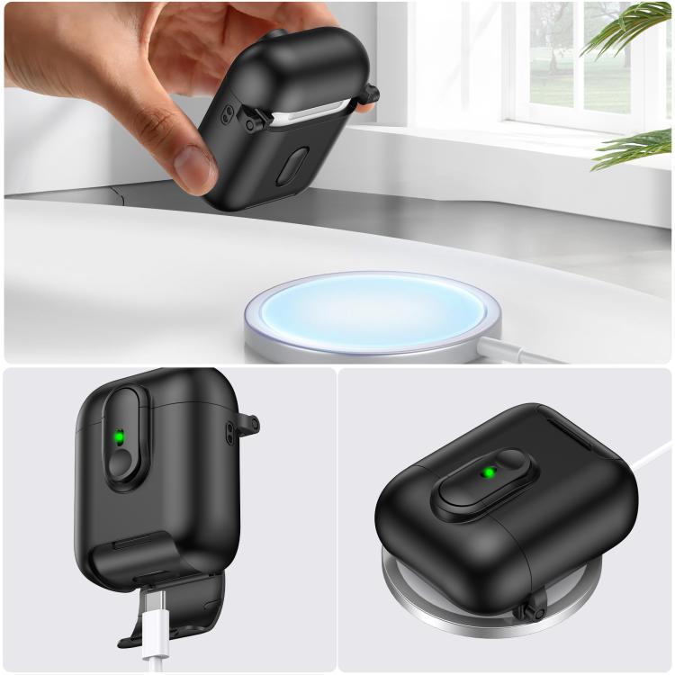 One-piece Holder Wireless Earphones Case with Lanyard