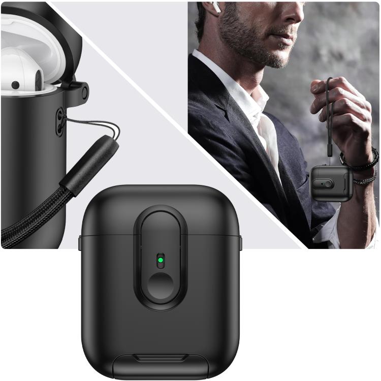 One-piece Holder Wireless Earphones Case with Lanyard
