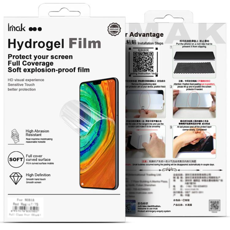 imak 4th Generation Screen Hydrogel Film Protector, Main Screen + Second Screen 1 Set