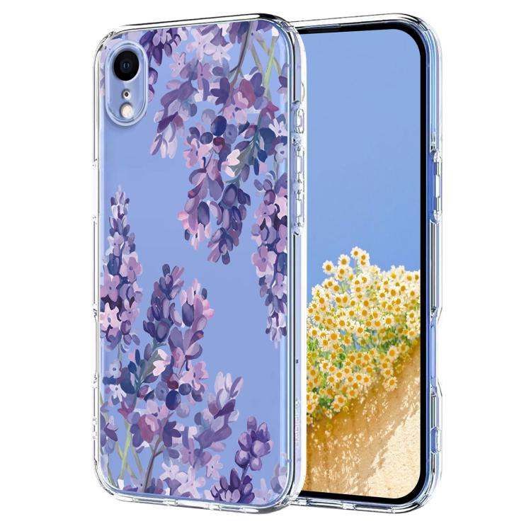 Flower Pattern Painted TPU Phone Case