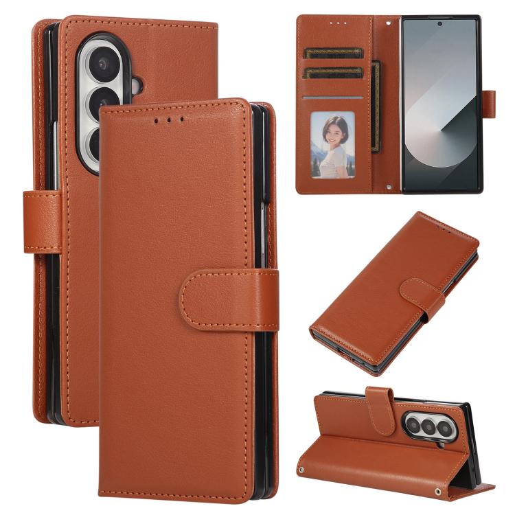 3-Card Slots Multifunctional Leather Phone Case
