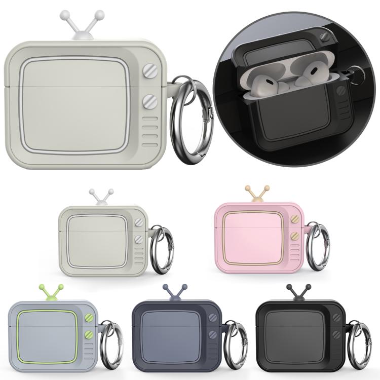 Retro TV Bluetooth Earphone Silicone Protective Case