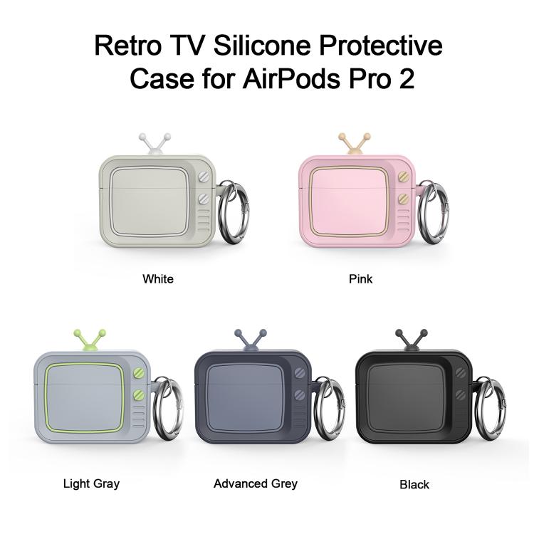 Retro TV Bluetooth Earphone Silicone Protective Case