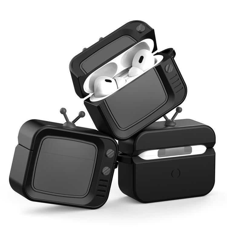 Retro TV Bluetooth Earphone Silicone Protective Case