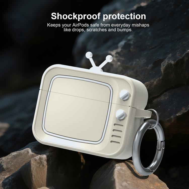 Retro TV Bluetooth Earphone Silicone Protective Case