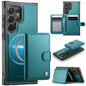 JEEHOOD J09 Buckle Card Bag MagSafe Magnetic Style RFID Leather Phone Case, For Samsung Galaxy S24 Ultra 5G, For Samsung Galaxy S24+ 5G, For Samsung Galaxy S24 5G, For Samsung Galaxy S23 FE 5G, For Samsung Galaxy S23 Ultra 5G, For Samsung Galaxy S23+ 5...