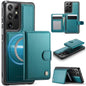 JEEHOOD J09 Buckle Card Bag MagSafe Magnetic Style RFID Leather Phone Case, For Samsung Galaxy S22 5G, For Samsung Galaxy S21 FE 5G, For Samsung Galaxy S21 5G, For Samsung Galaxy S21+ 5G, For Samsung Galaxy S21 Ultra 5G, For Samsung Galaxy S20 FE      ...