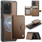 JEEHOOD J09 Buckle Card Bag MagSafe Magnetic Style RFID Leather Phone Case, For Samsung Galaxy S22 5G, For Samsung Galaxy S21 FE 5G, For Samsung Galaxy S21 5G, For Samsung Galaxy S21+ 5G, For Samsung Galaxy S21 Ultra 5G, For Samsung Galaxy S20 FE      ...