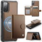 JEEHOOD J09 Buckle Card Bag MagSafe Magnetic Style RFID Leather Phone Case, For Samsung Galaxy S22 5G, For Samsung Galaxy S21 FE 5G, For Samsung Galaxy S21 5G, For Samsung Galaxy S21+ 5G, For Samsung Galaxy S21 Ultra 5G, For Samsung Galaxy S20 FE      ...
