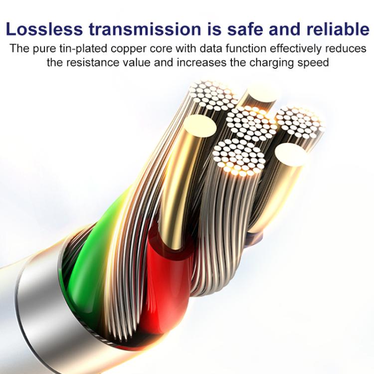 ZGA CB01 PD20W USB-C / Type-C to 8 Pin Fast Charging Data Cable