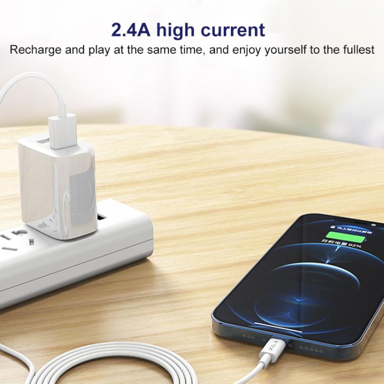 ZGA CB02 2.4A USB to 8 Pin Charging Data Cable