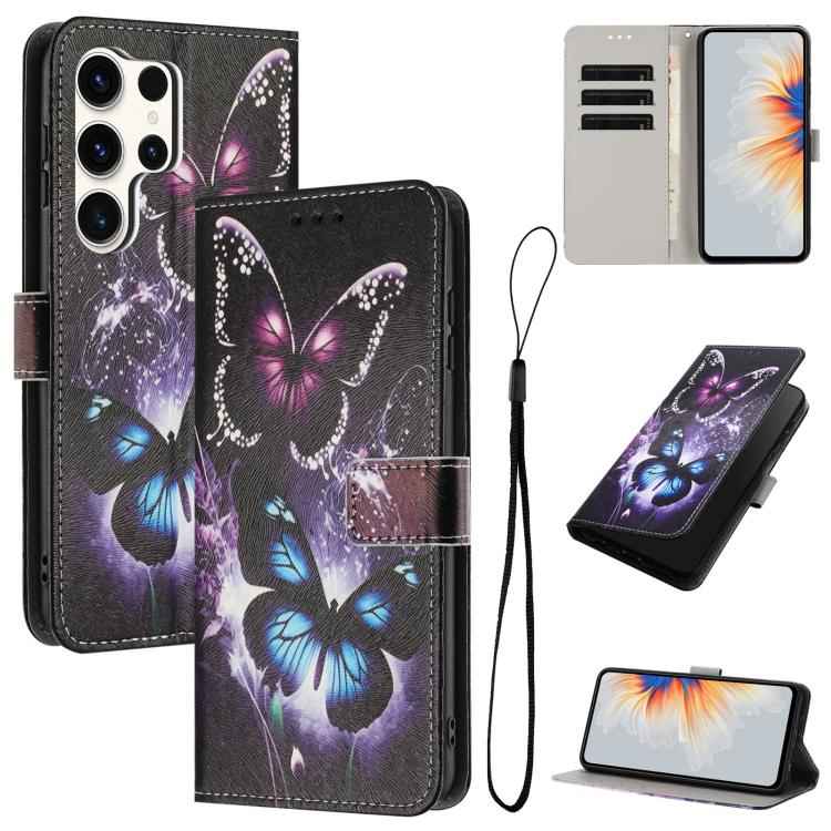 Color Drawing Pattern Leather Phone Case, For Samsung Galaxy S25+ / S24+ 5G, For Samsung Galaxy S25 Ultra 5G, For Samsung Galaxy S24 FE 5G, For Samsung Galaxy S24 Ultra 5G, For Samsung Galaxy S23 FE 5G, For Samsung Galaxy S23 Ultra 5G