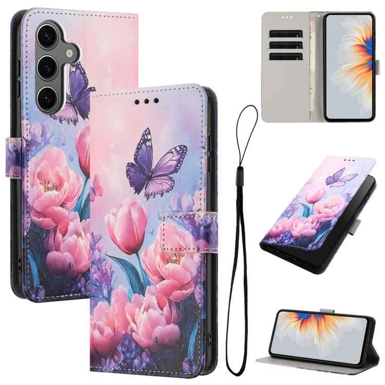Color Drawing Pattern Leather Phone Case, For Samsung Galaxy S25+ / S24+ 5G, For Samsung Galaxy S25 Ultra 5G, For Samsung Galaxy S24 FE 5G, For Samsung Galaxy S24 Ultra 5G, For Samsung Galaxy S23 FE 5G, For Samsung Galaxy S23 Ultra 5G