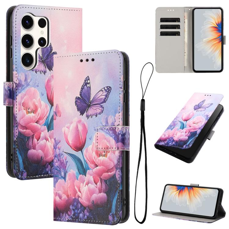 Color Drawing Pattern Leather Phone Case, For Samsung Galaxy S25+ / S24+ 5G, For Samsung Galaxy S25 Ultra 5G, For Samsung Galaxy S24 FE 5G, For Samsung Galaxy S24 Ultra 5G, For Samsung Galaxy S23 FE 5G, For Samsung Galaxy S23 Ultra 5G