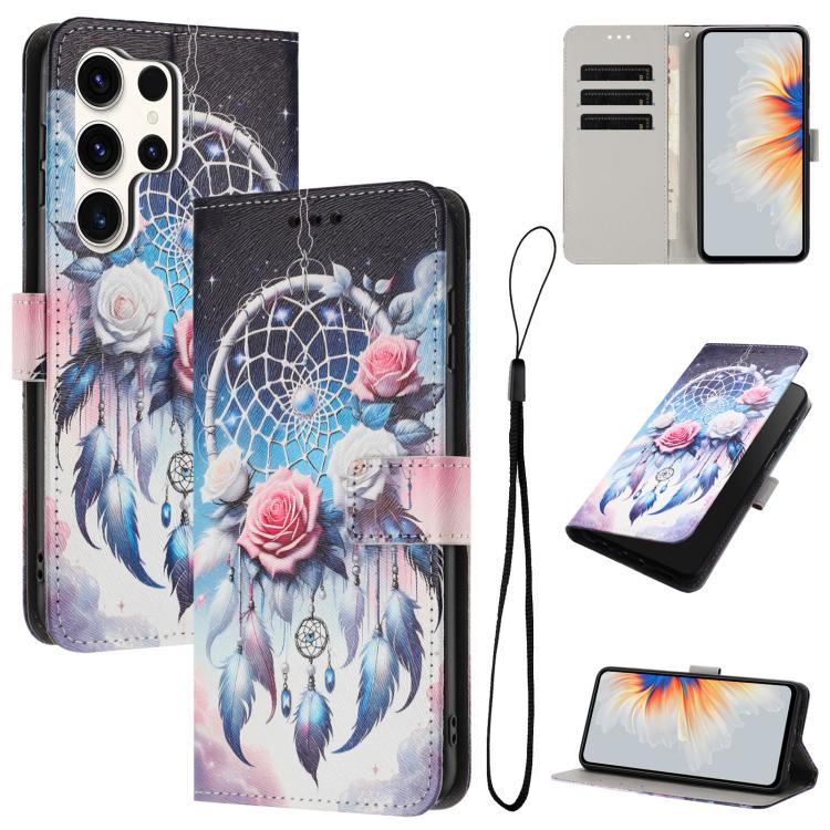 Color Drawing Pattern Leather Phone Case, For Samsung Galaxy S25+ / S24+ 5G, For Samsung Galaxy S25 Ultra 5G, For Samsung Galaxy S24 FE 5G, For Samsung Galaxy S24 Ultra 5G, For Samsung Galaxy S23 FE 5G, For Samsung Galaxy S23 Ultra 5G