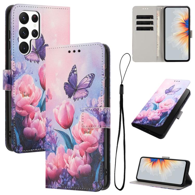 Color Drawing Pattern Leather Phone Case, For Samsung Galaxy S25+ / S24+ 5G, For Samsung Galaxy S25 Ultra 5G, For Samsung Galaxy S24 FE 5G, For Samsung Galaxy S24 Ultra 5G, For Samsung Galaxy S23 FE 5G, For Samsung Galaxy S23 Ultra 5G