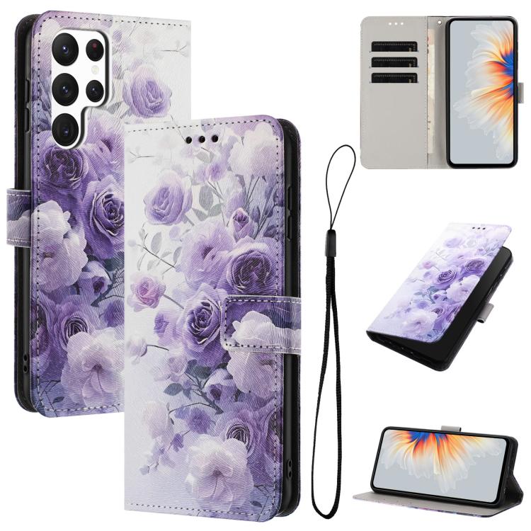 Color Drawing Pattern Leather Phone Case, For Samsung Galaxy S25+ / S24+ 5G, For Samsung Galaxy S25 Ultra 5G, For Samsung Galaxy S24 FE 5G, For Samsung Galaxy S24 Ultra 5G, For Samsung Galaxy S23 FE 5G, For Samsung Galaxy S23 Ultra 5G
