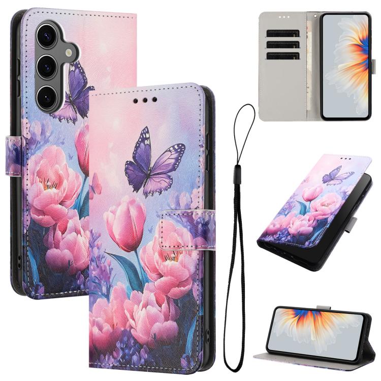 Color Drawing Pattern Leather Phone Case, For Samsung Galaxy S25+ / S24+ 5G, For Samsung Galaxy S25 Ultra 5G, For Samsung Galaxy S24 FE 5G, For Samsung Galaxy S24 Ultra 5G, For Samsung Galaxy S23 FE 5G, For Samsung Galaxy S23 Ultra 5G