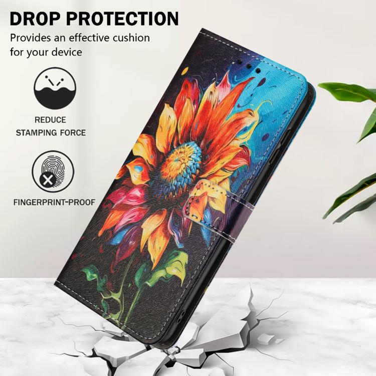 Color Drawing Pattern Leather Phone Case, For Samsung Galaxy S26+ 5G, For Samsung Galaxy S26 Ultra 5G, For Samsung Galaxy S26 5G, For Samsung Galaxy S25 FE 5G, For Samsung Galaxy S25 Edge 5G, For Samsung Galaxy S25 / S24 5G