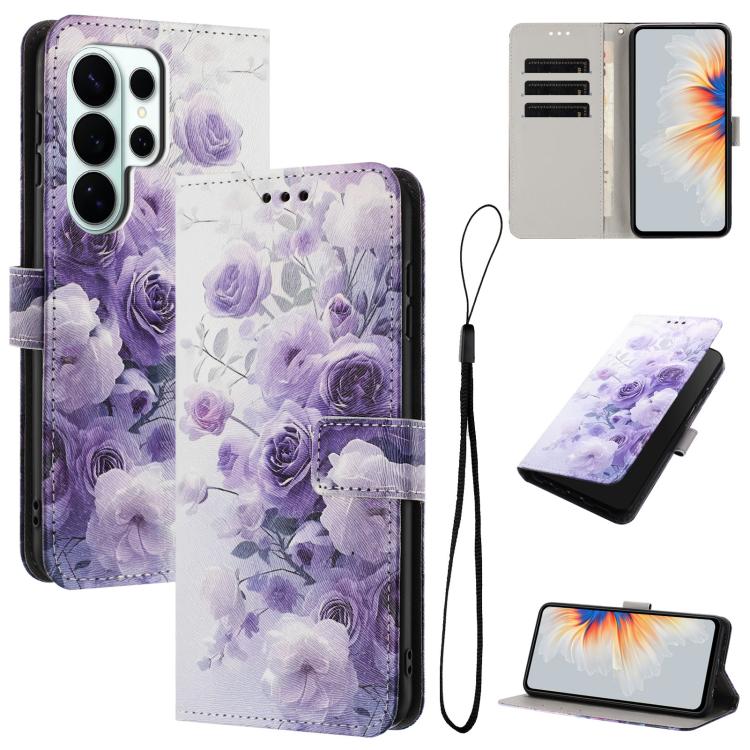 Color Drawing Pattern Leather Phone Case, For Samsung Galaxy S26+ 5G, For Samsung Galaxy S26 Ultra 5G, For Samsung Galaxy S26 5G, For Samsung Galaxy S25 FE 5G, For Samsung Galaxy S25 Edge 5G, For Samsung Galaxy S25 / S24 5G