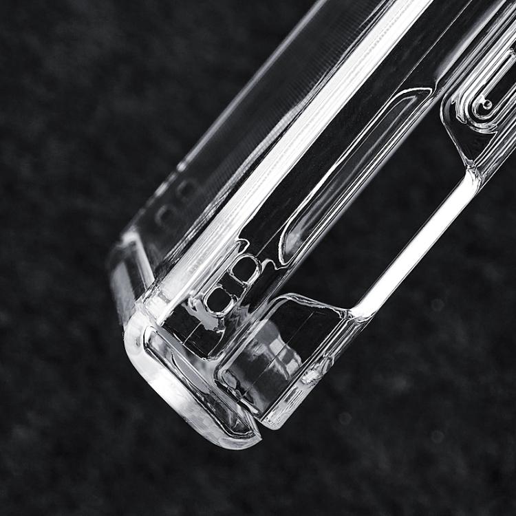 Transparent PC Axis Shockproof Phone Case