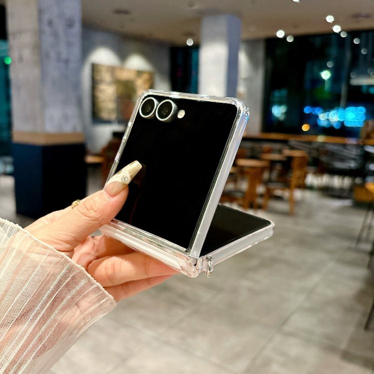 Side Buckle Axis Pearlescent Shell Texture Phone Case