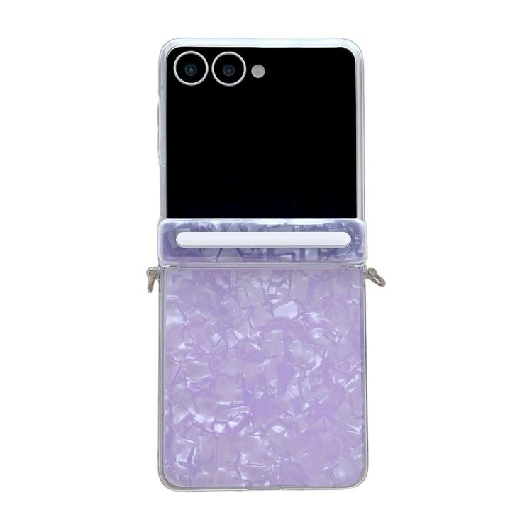 Side Buckle Axis Pearlescent Shell Texture Phone Case
