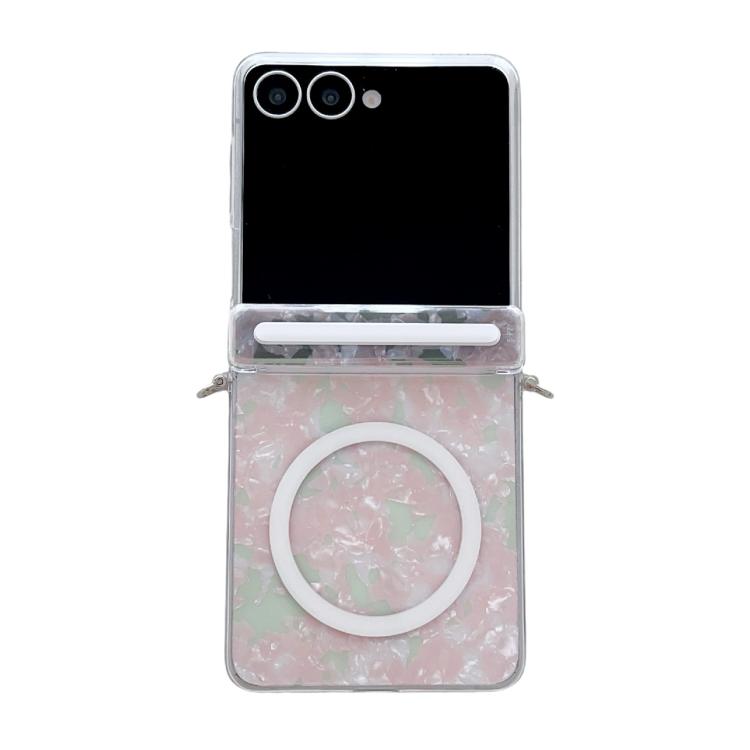 Side Buckle Axis Pearlescent Shell Texture MagSafe Phone Case