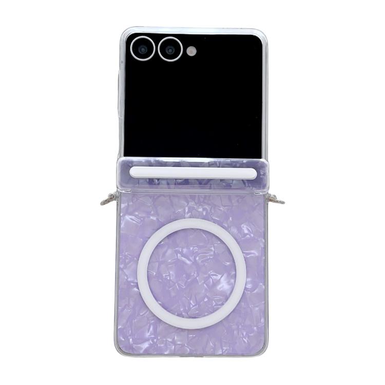 Side Buckle Axis Pearlescent Shell Texture MagSafe Phone Case
