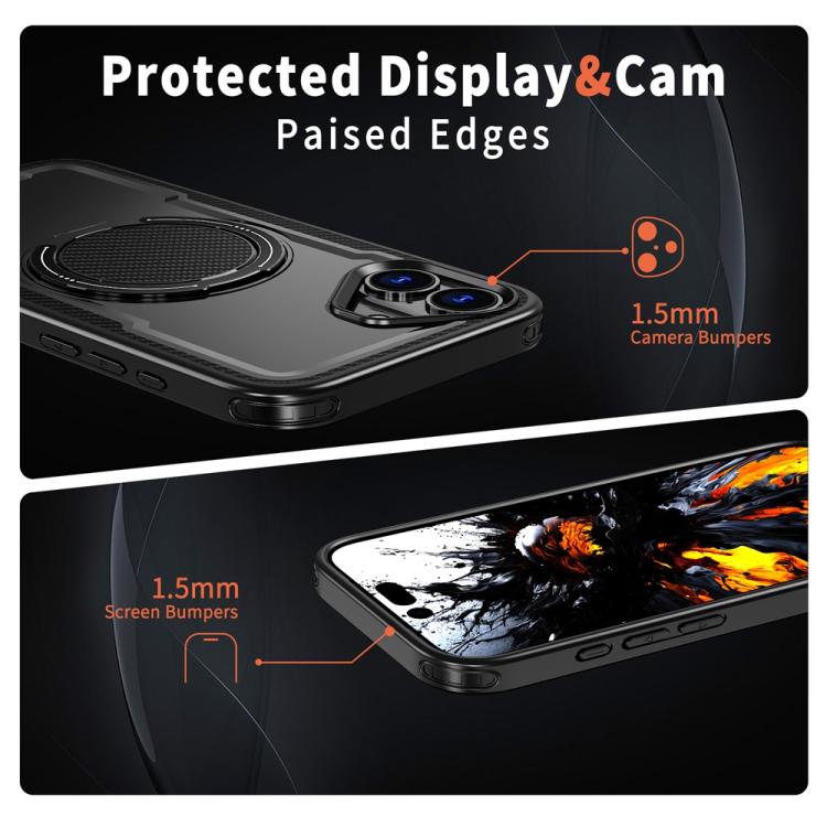 Metal 360 Degree Rotation Holder MagSafe Phone Case