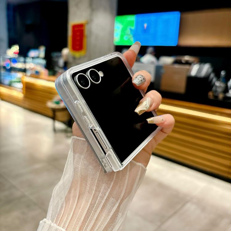 Transparent Edge PC Folding Phone Case