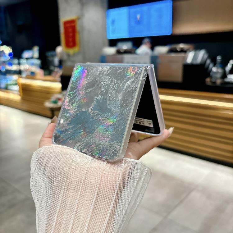 Transparent Edge PC Folding Phone Case